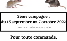 2ème campagne de lutte contre les rats et souris.